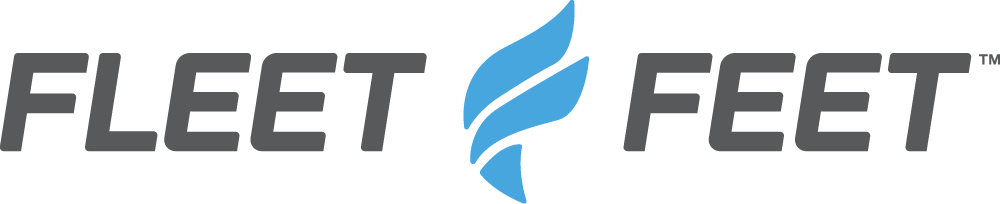 FLEET FEET business sponsorship logo.